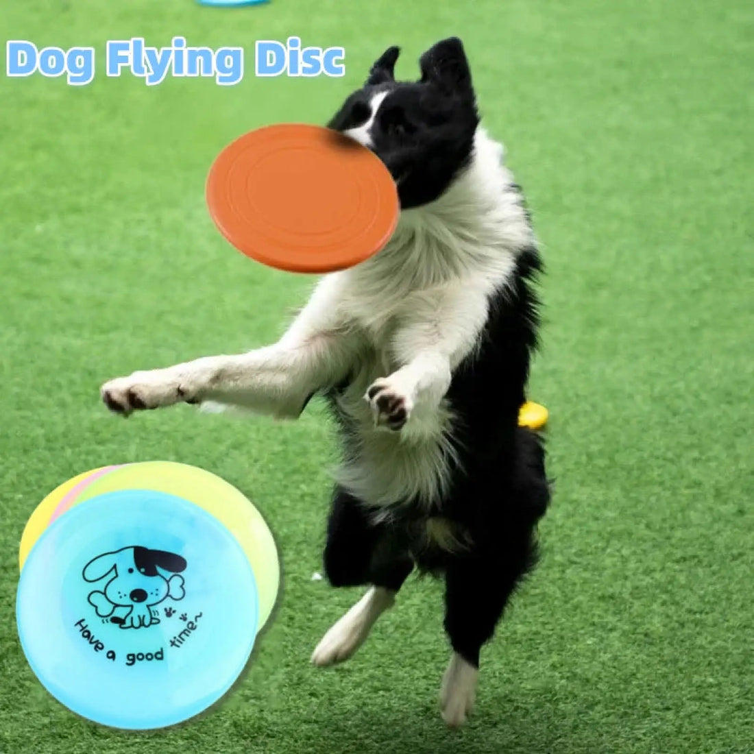 Dog Flying Disc Interactive Silicone Training Toy