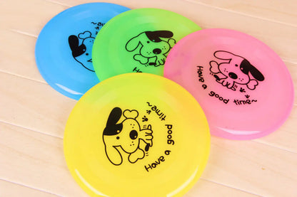 Dog Flying Disc Interactive Silicone Training Toy