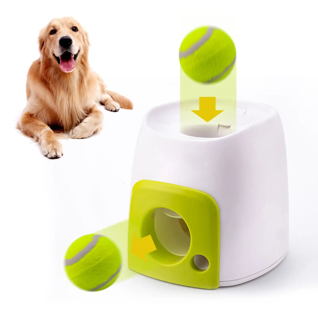 Dog Food Reward Machine Interactive Ball Launcher Toy