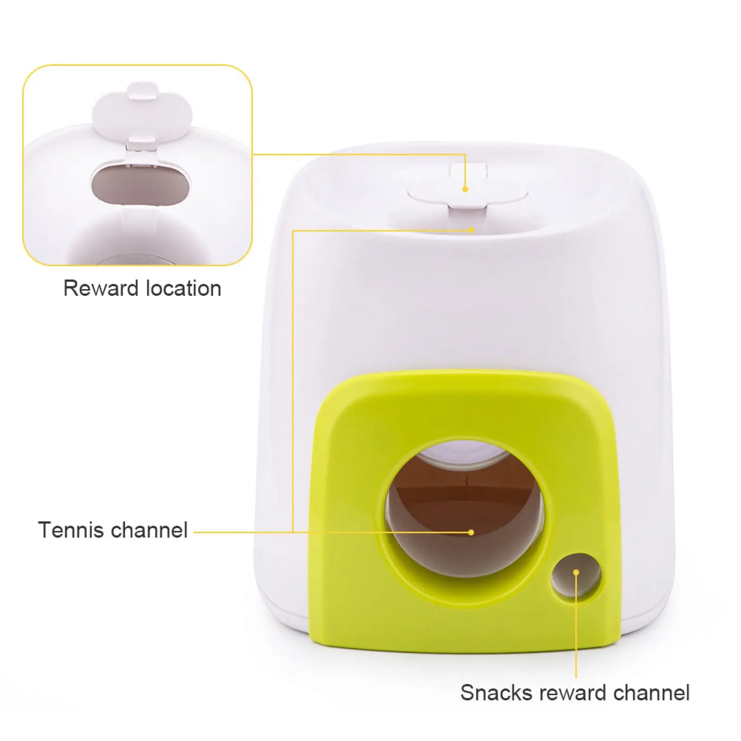 Dog Food Reward Machine Interactive Ball Launcher Toy