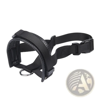 Dog Muzzle Adjustable Padded Nylon Anti Barking