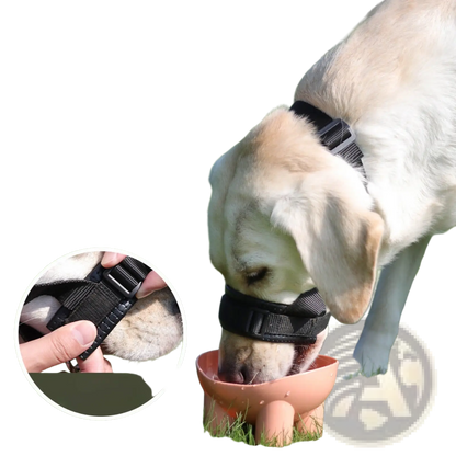 Dog Muzzle Adjustable Padded Nylon Anti Barking