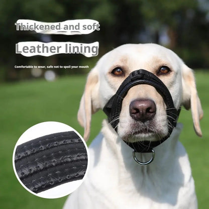 Dog Muzzle Adjustable Padded Nylon Anti Barking