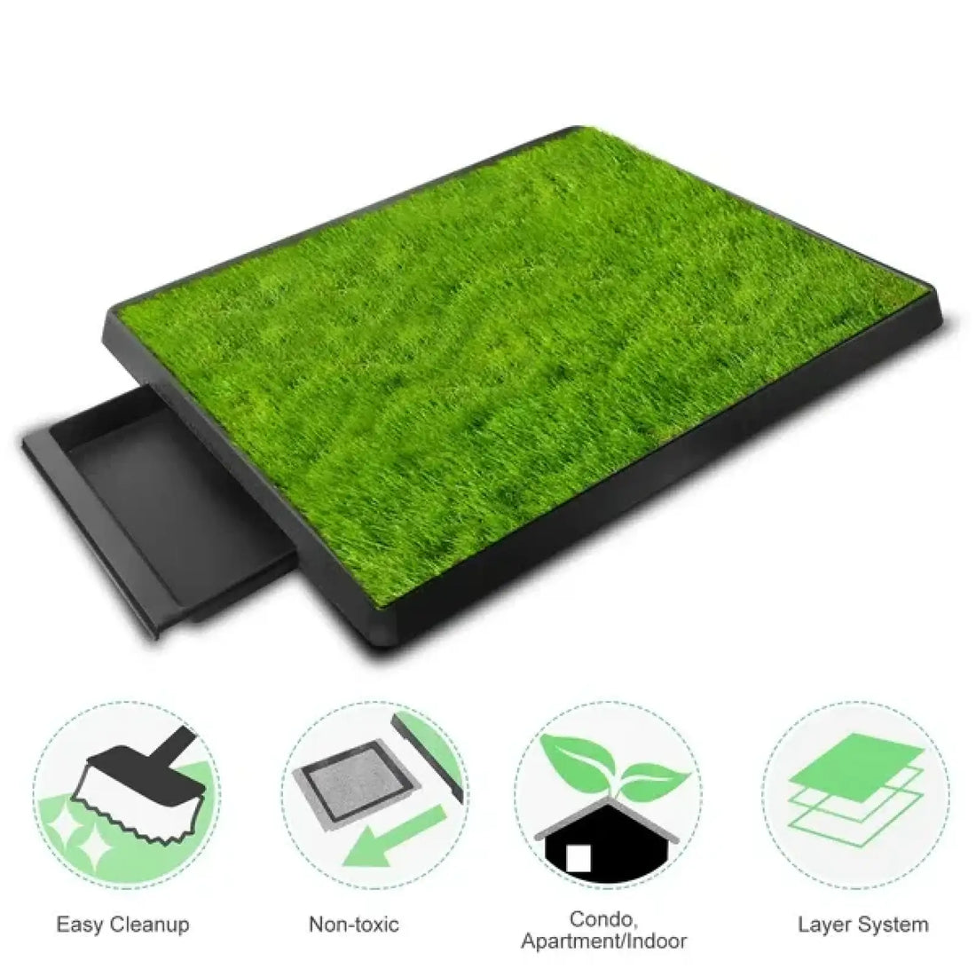 Dog Potty Grass Mat Indoor Puppy Training Pad 25x20