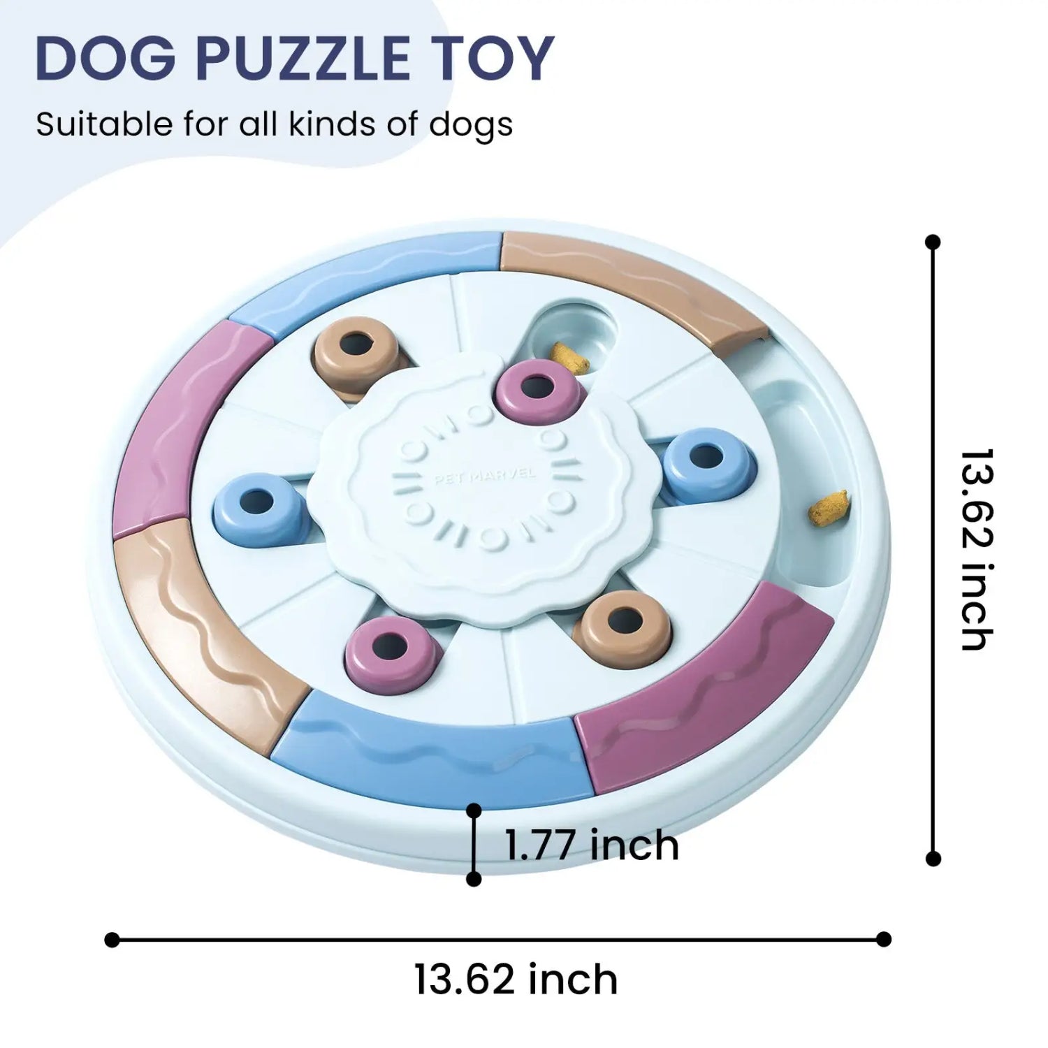 Dog Puzzle Toy Interactive Slow Feeder Level 1-3
