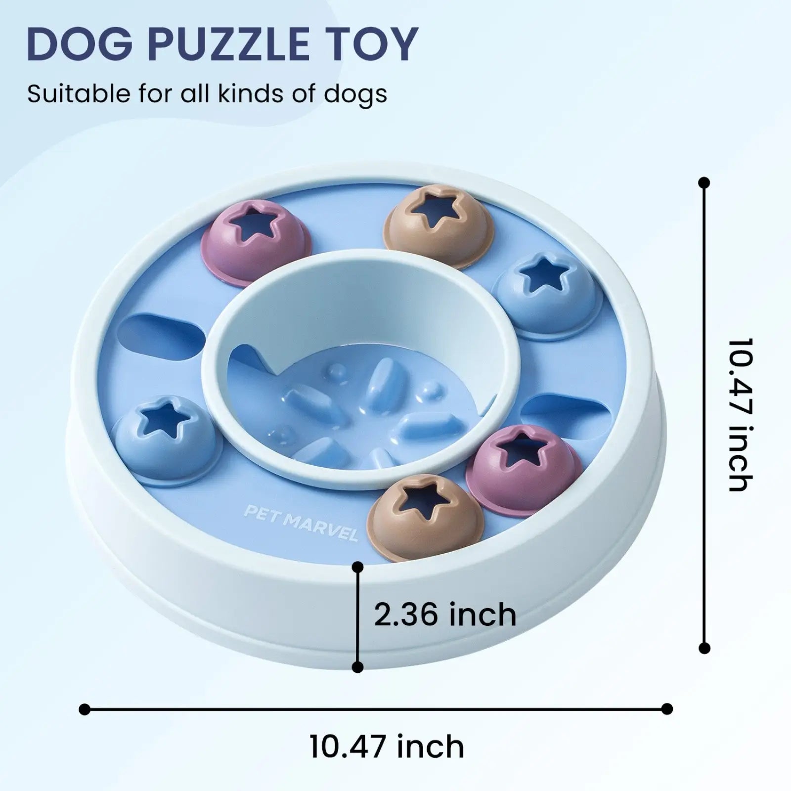 Dog Puzzle Toy Interactive Slow Feeder Level 1-3
