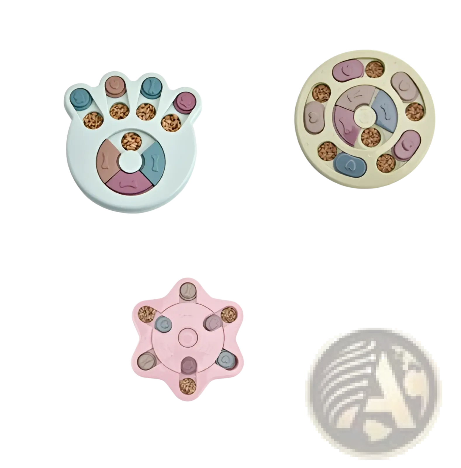 Dog Puzzle Toy Interactive Slow Feeder Training Game