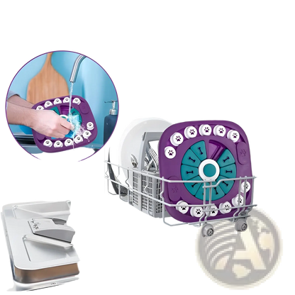 Dog Puzzle Toy Interactive Squeaky Treat Feeder Maze