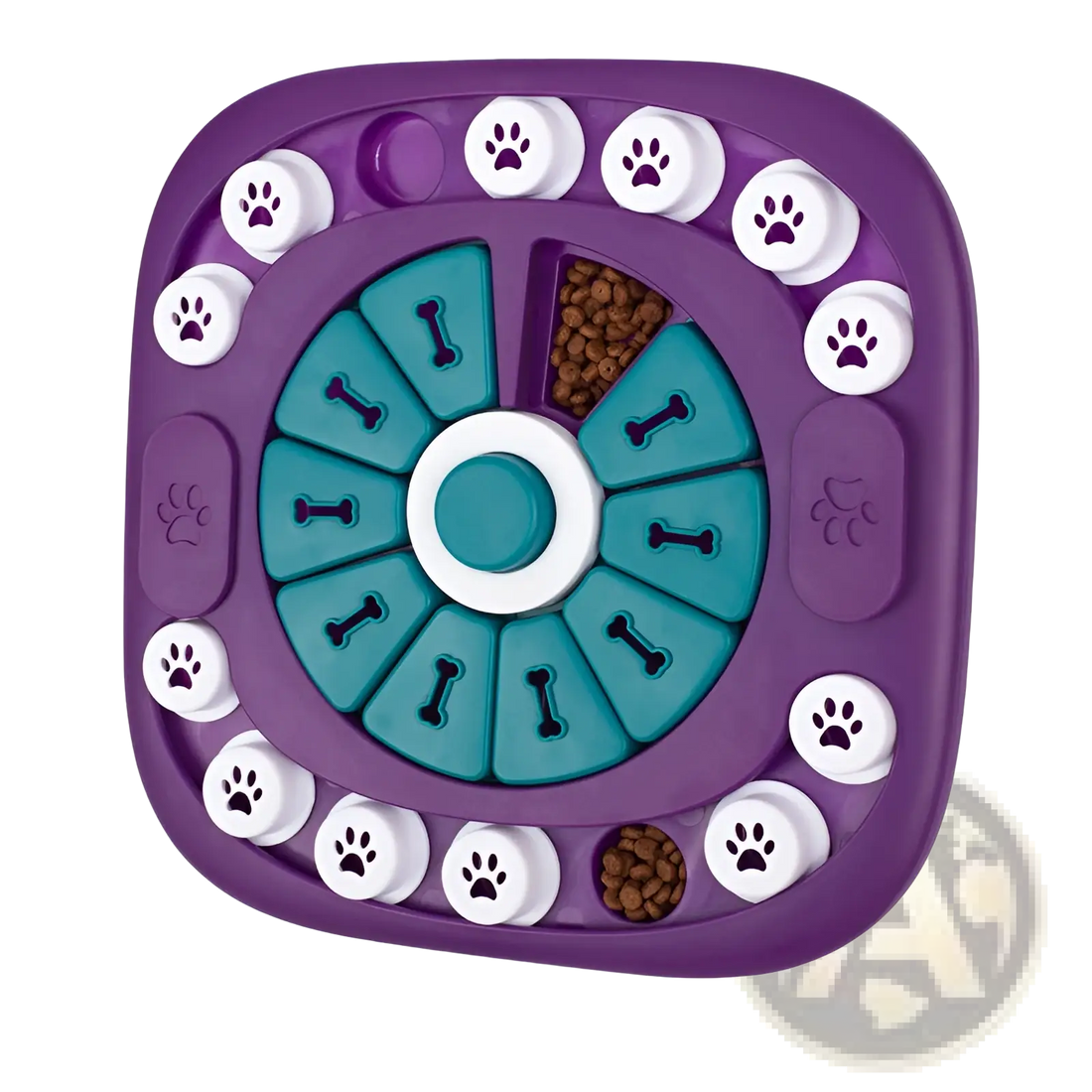 Dog Puzzle Toy Interactive Squeaky Treat Feeder Maze