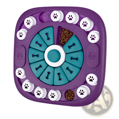 Dog Puzzle Toy Interactive Squeaky Treat Feeder Maze