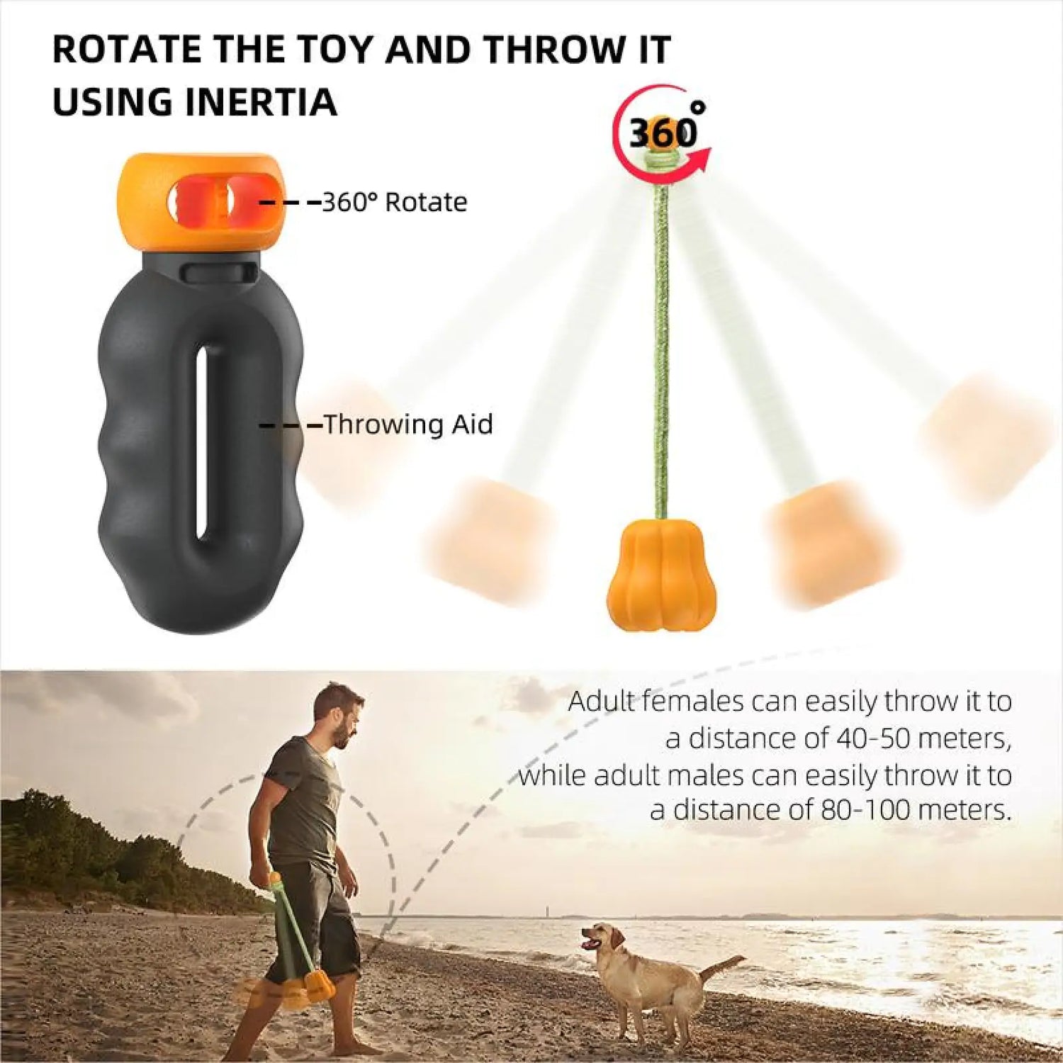Dog Rope Fetch Toy for Aggressive Chewers Pumpkin Shape