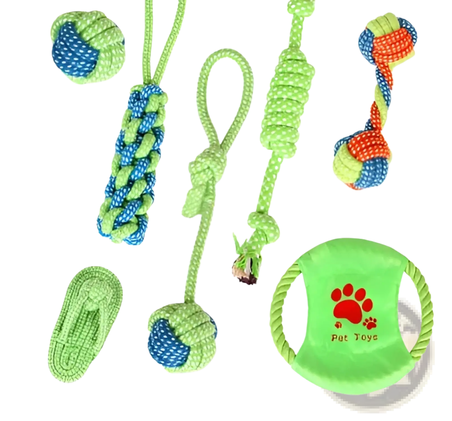 Dog Rope Toys for Small and Medium Dogs 7 Variants