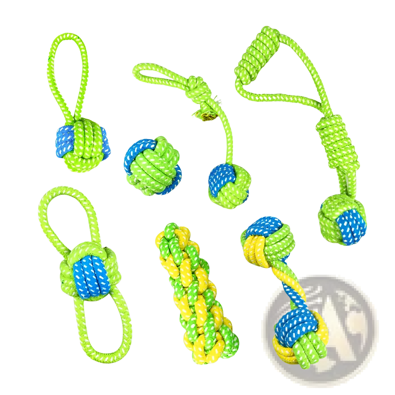 Dog Rope Toys for Small and Medium Dogs 7 Variants