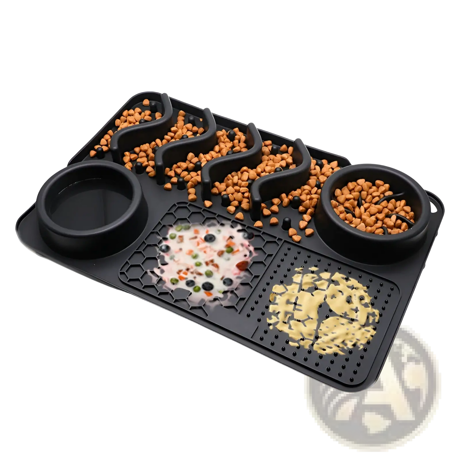 Dog Slow Feeder Silicone Licking Mat for Pets