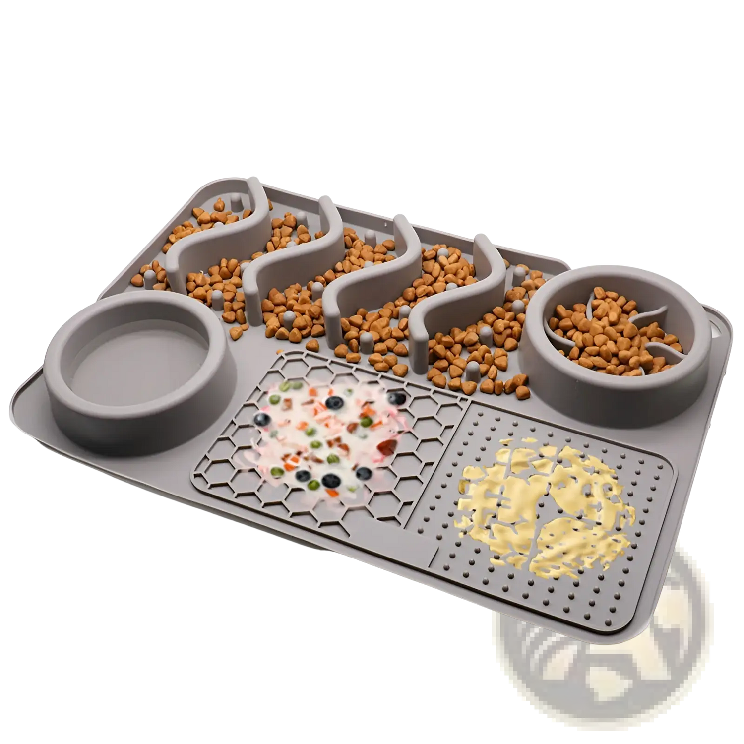 Dog Slow Feeder Silicone Licking Mat for Pets