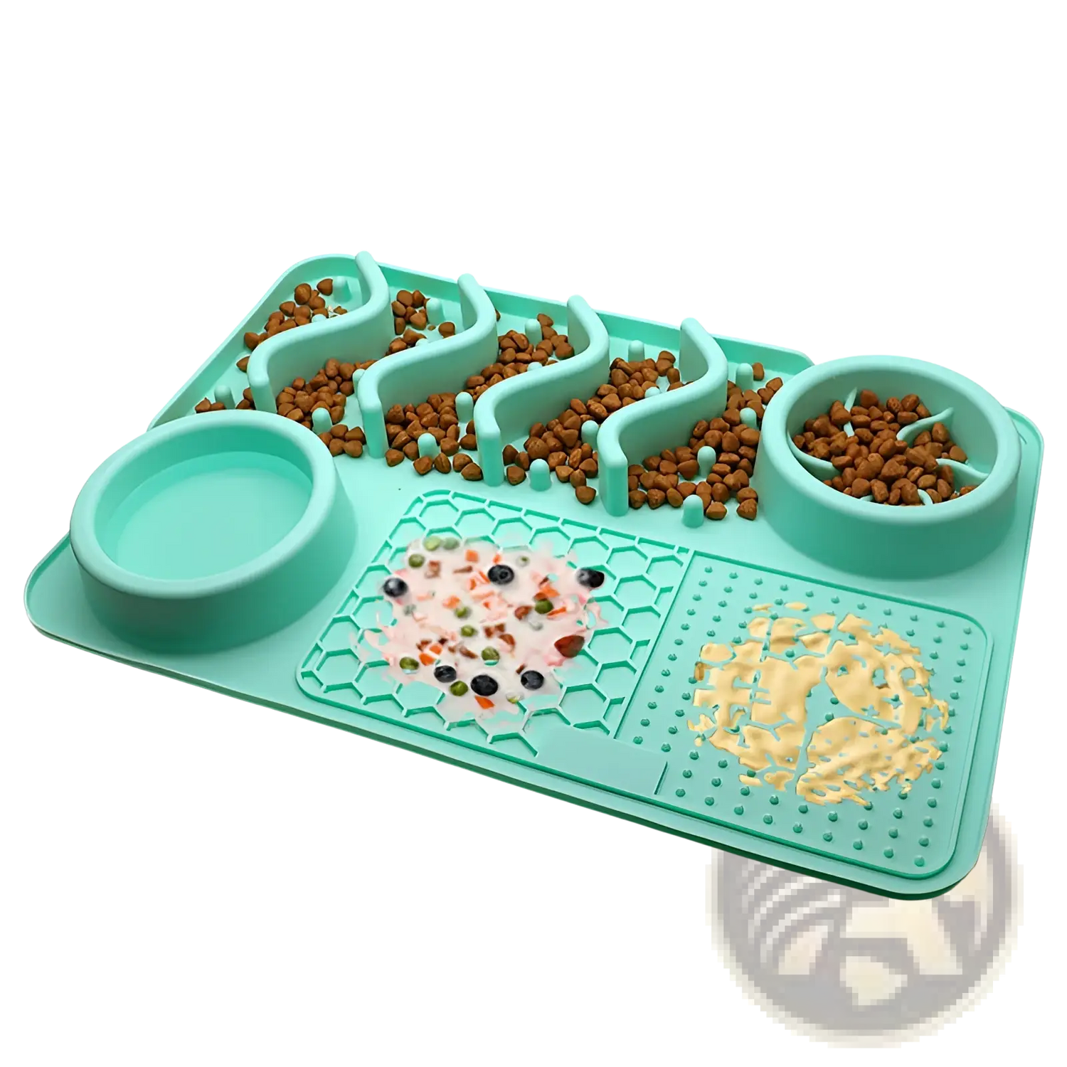 Dog Slow Feeder Silicone Licking Mat for Pets