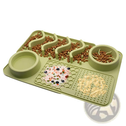 Dog Slow Feeder Silicone Licking Mat for Pets