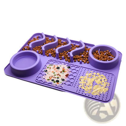 Dog Slow Feeder Silicone Licking Mat for Pets
