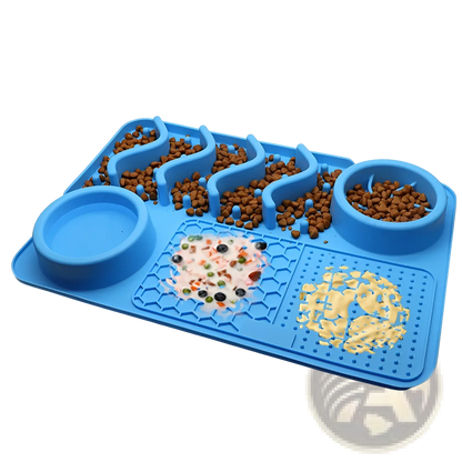 Dog Slow Feeder Silicone Licking Mat for Pets