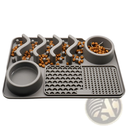 Dog Slow Feeder Silicone Licking Mat for Pets