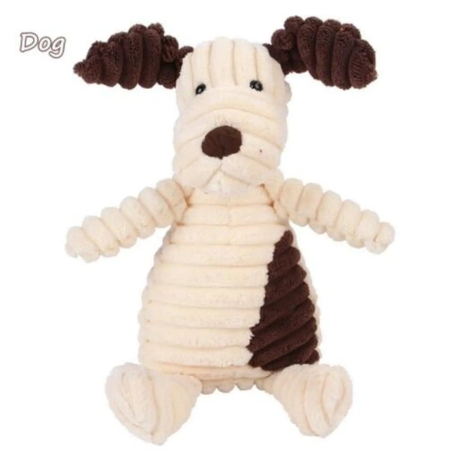 Dog Squeaky Toy Corduroy Molar Plush for Pets