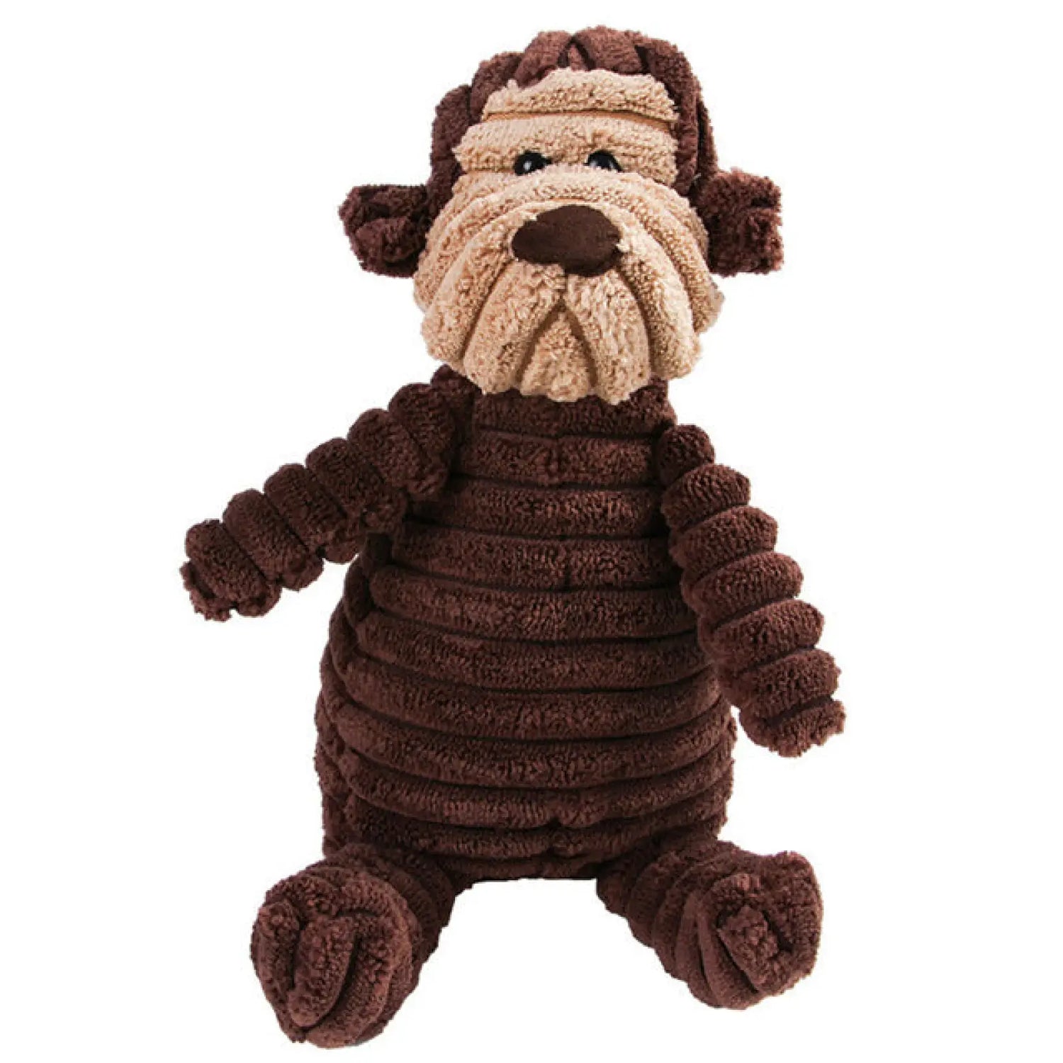 Dog Squeaky Toy Corduroy Molar Plush for Pets