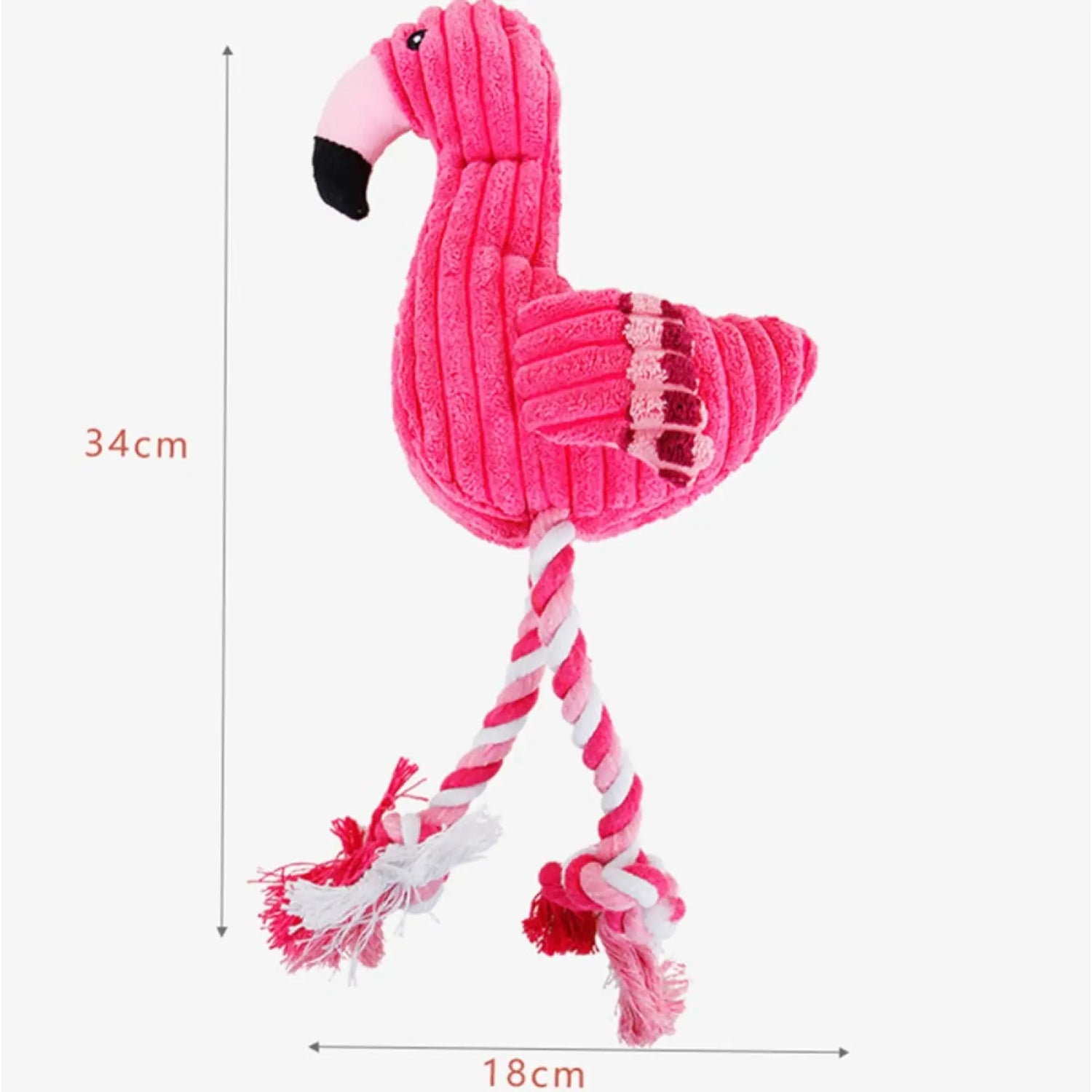 Dog Squeaky Toy Corduroy Molar Plush for Pets