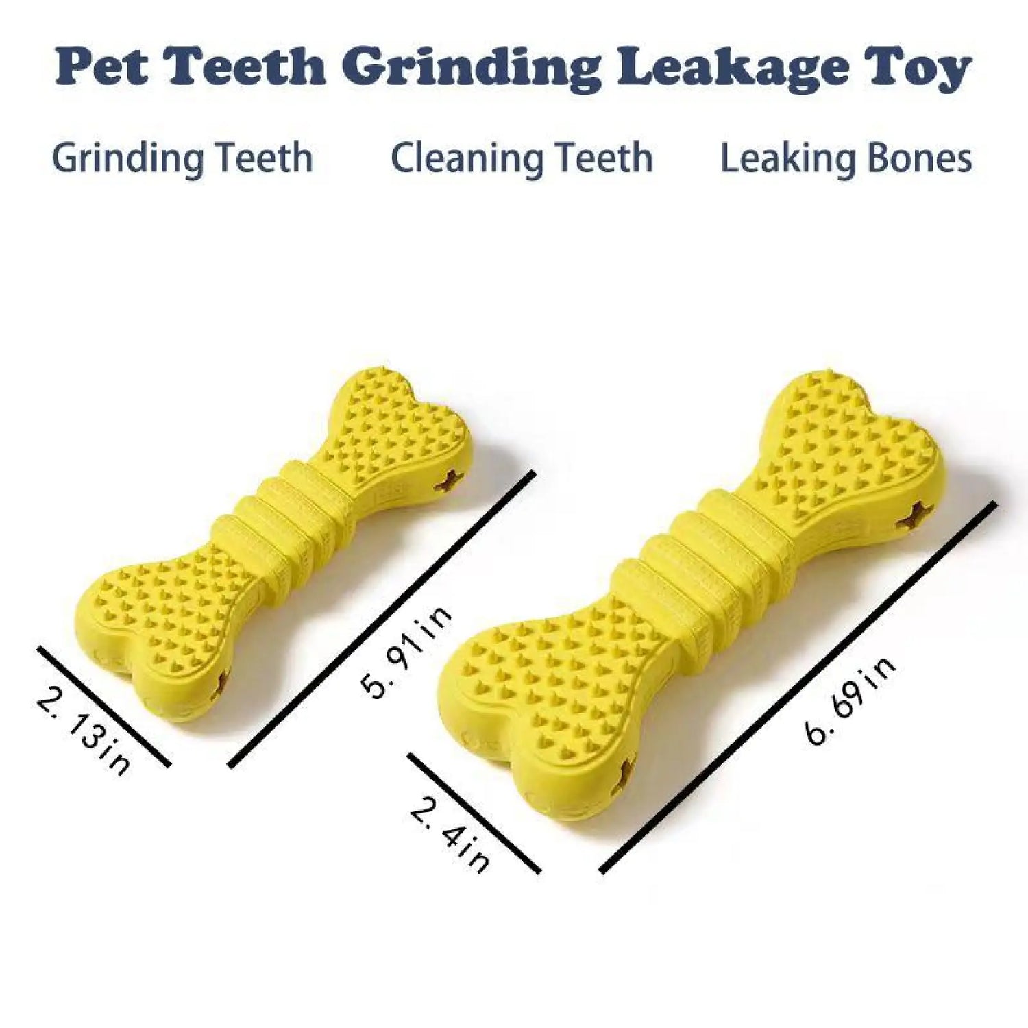 Dog Toothbrush Chew Toys 2 Pack Dental Cleaning Stick
