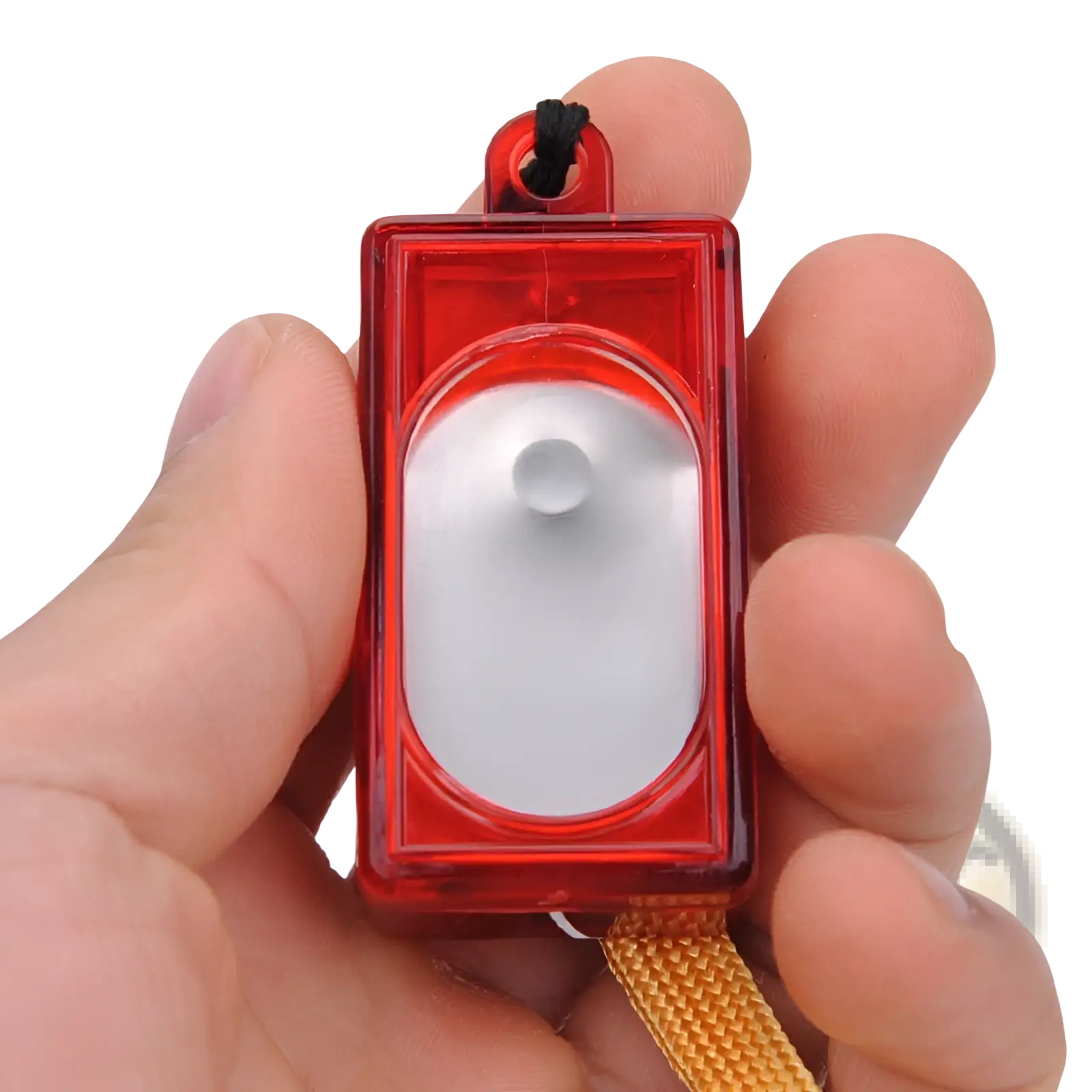 Dog Training Clicker Square Pet Trainer Red Tool