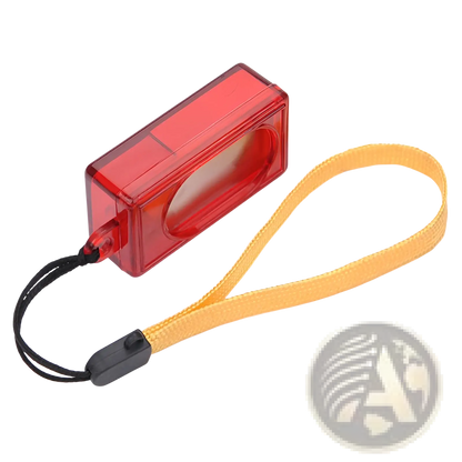 Dog Training Clicker Square Pet Trainer Red Tool