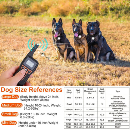 Dog Training Collar 3280ft Waterproof Shock System