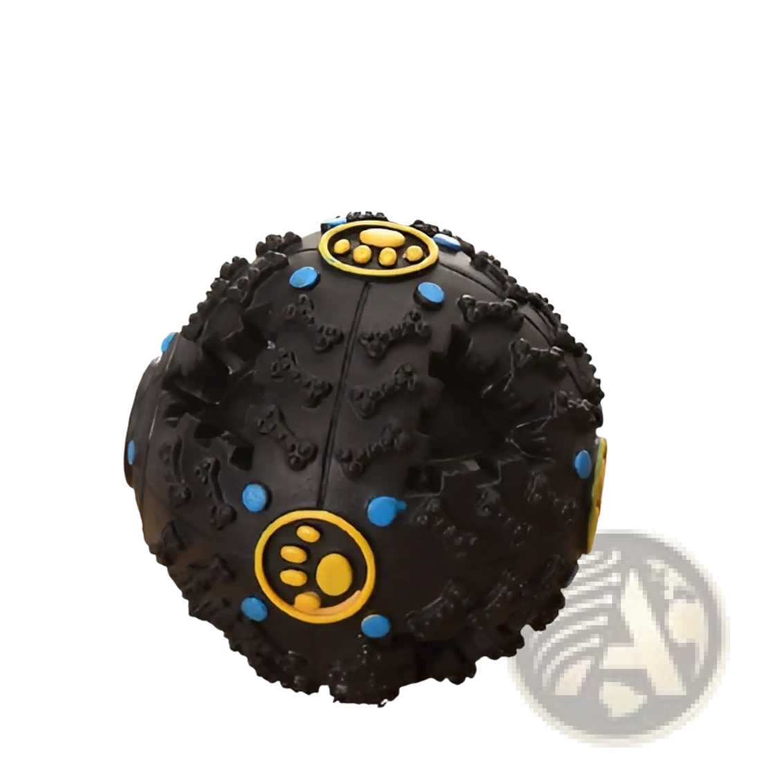 Dog Treat Dispenser Squeaky Rubber Training Ball