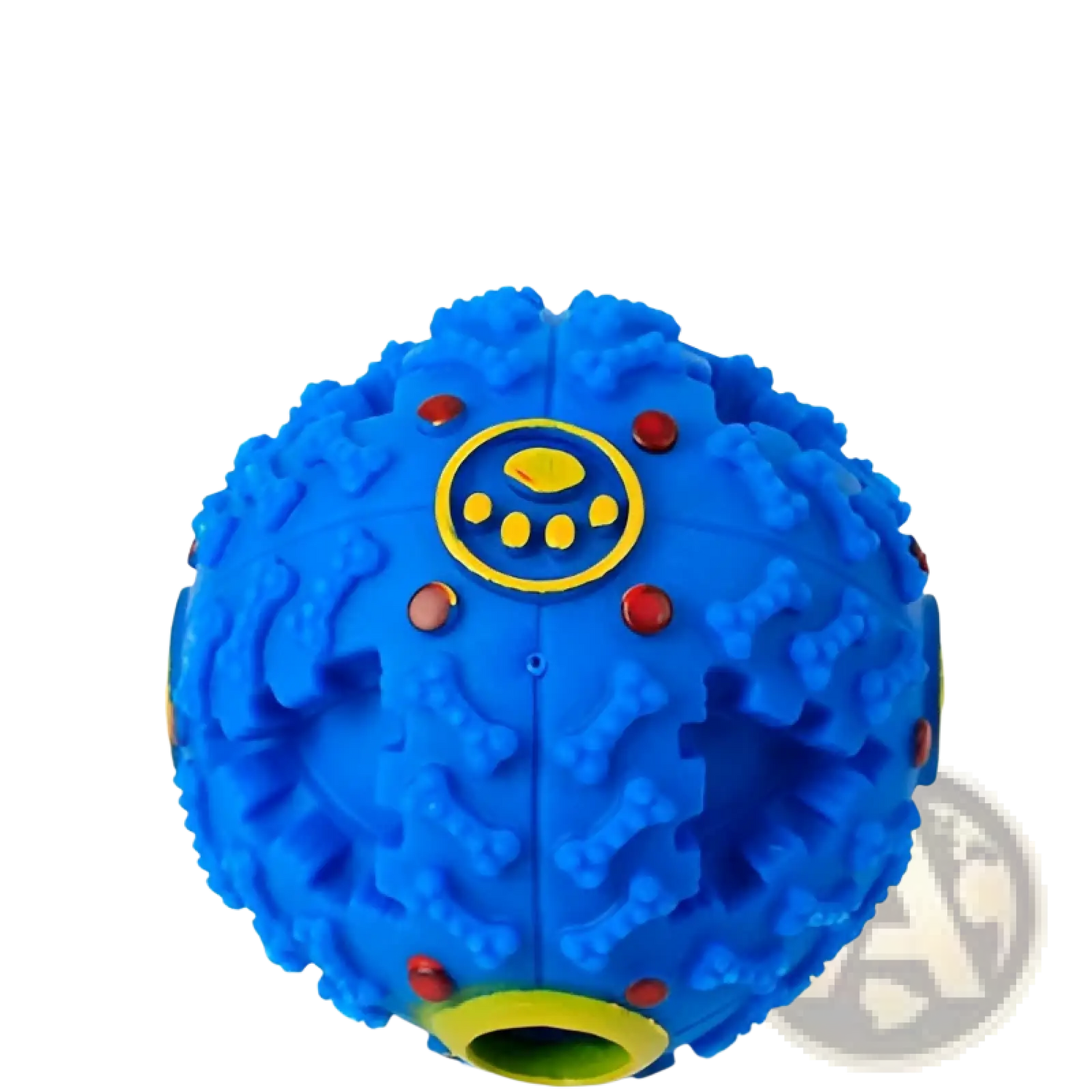 Dog Treat Dispenser Squeaky Rubber Training Ball