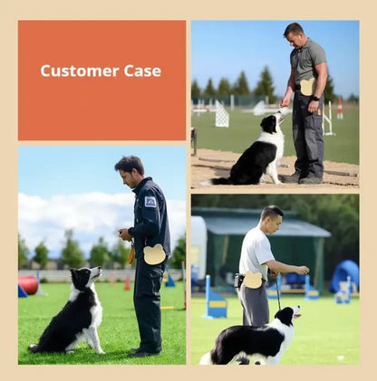 Dog Treat Pouch Silicone Training Bag with Clip