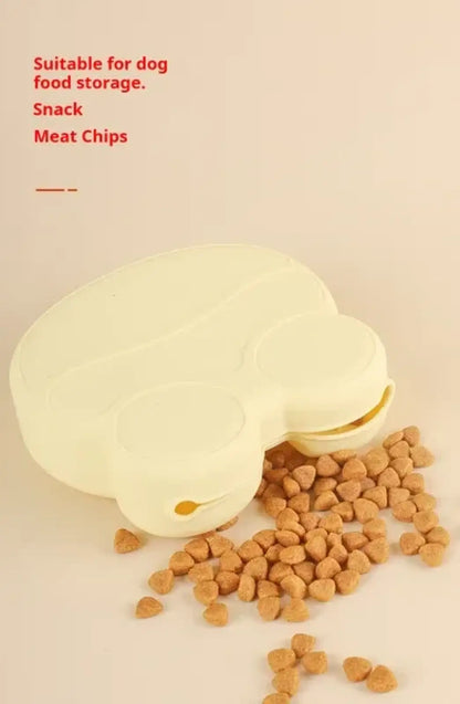 Dog Treat Pouch Silicone Training Bag with Clip