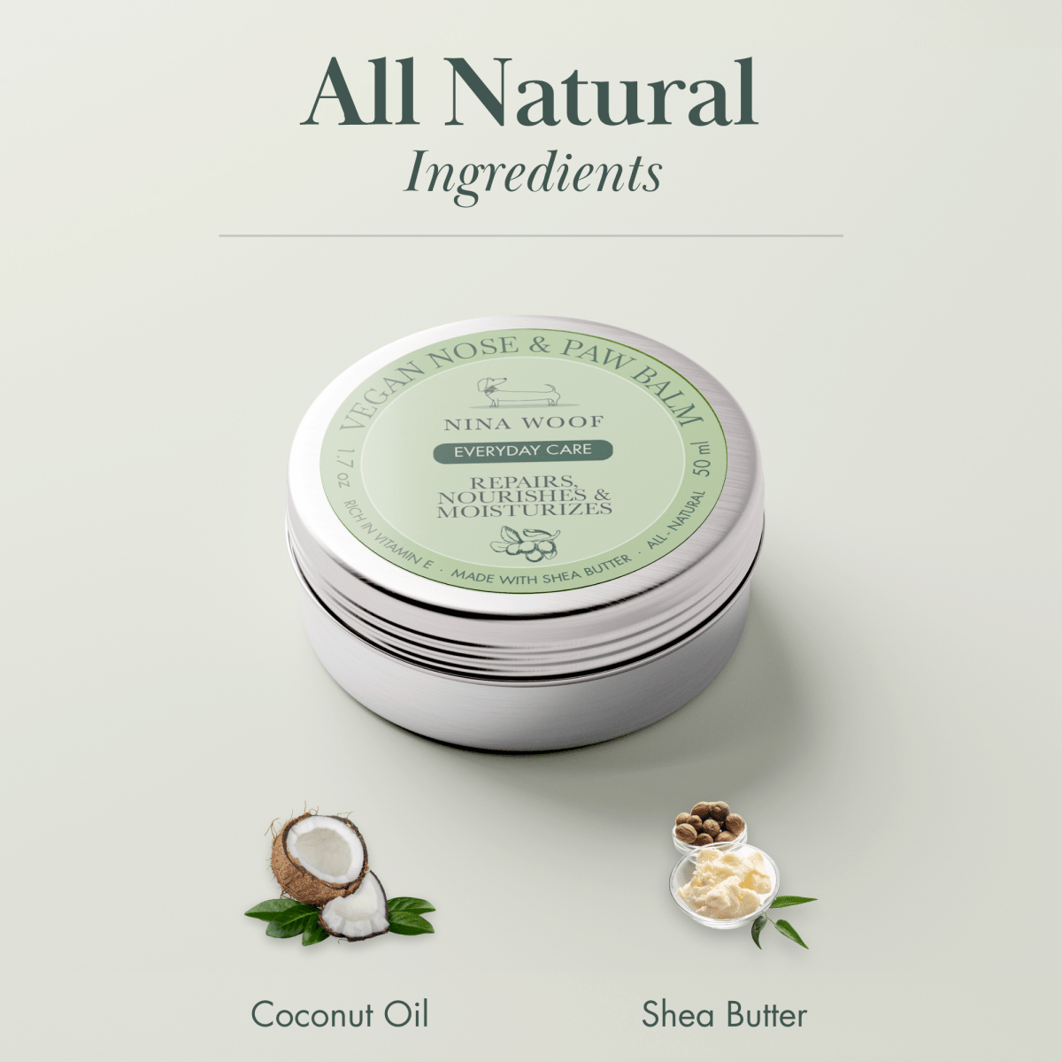 Dog Vegan Nose and Paw Balm