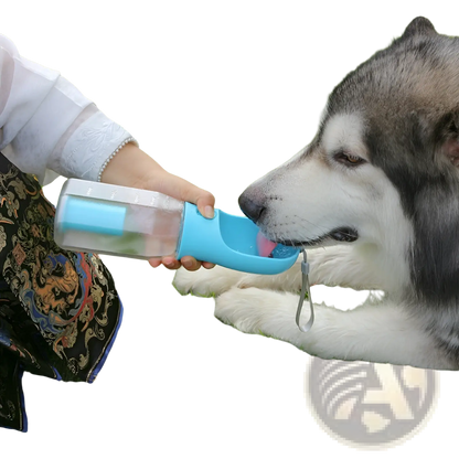 Dog Water Bottle 3 in 1 Portable Feeder with Poop Bag