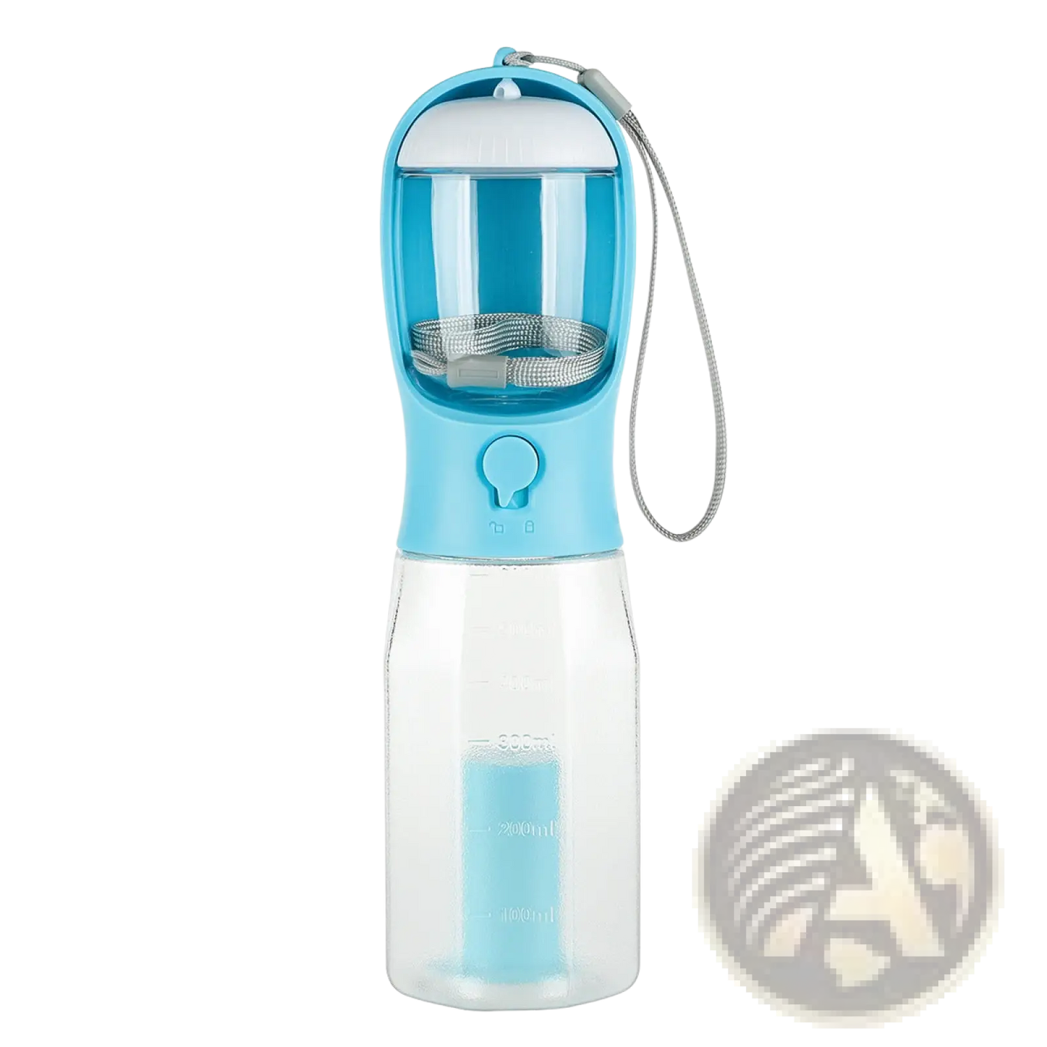 Dog Water Bottle 3 in 1 Portable Feeder with Poop Bag