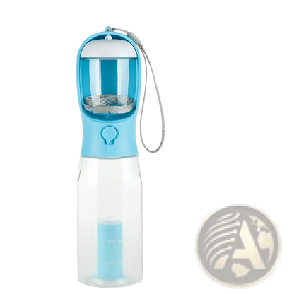 Dog Water Bottle 3 in 1 Portable Feeder with Poop Bag