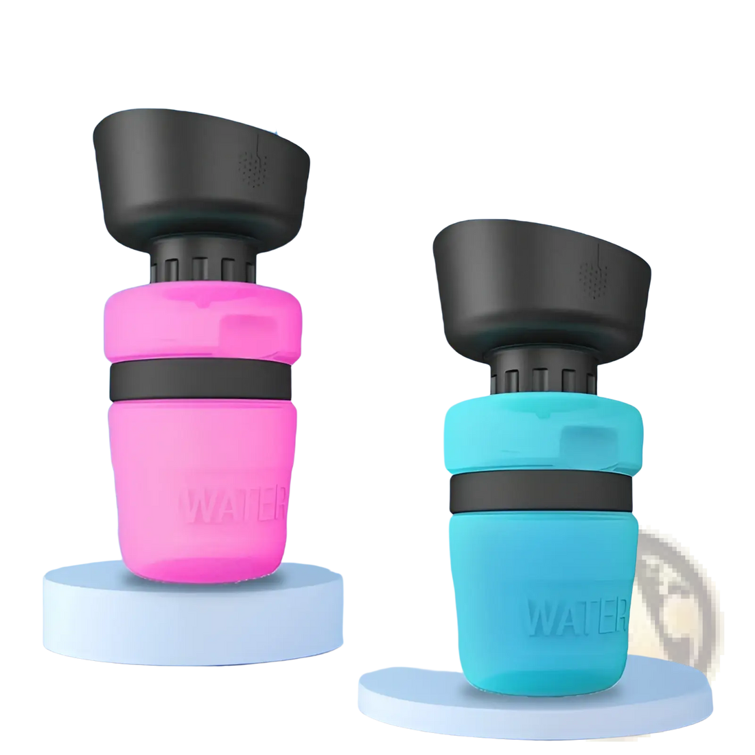 Dog Water Bottle Foldable Travel Dispenser Bowl