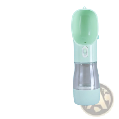 Dog Water Bottle Portable Travel Feeder Bowl 458ml