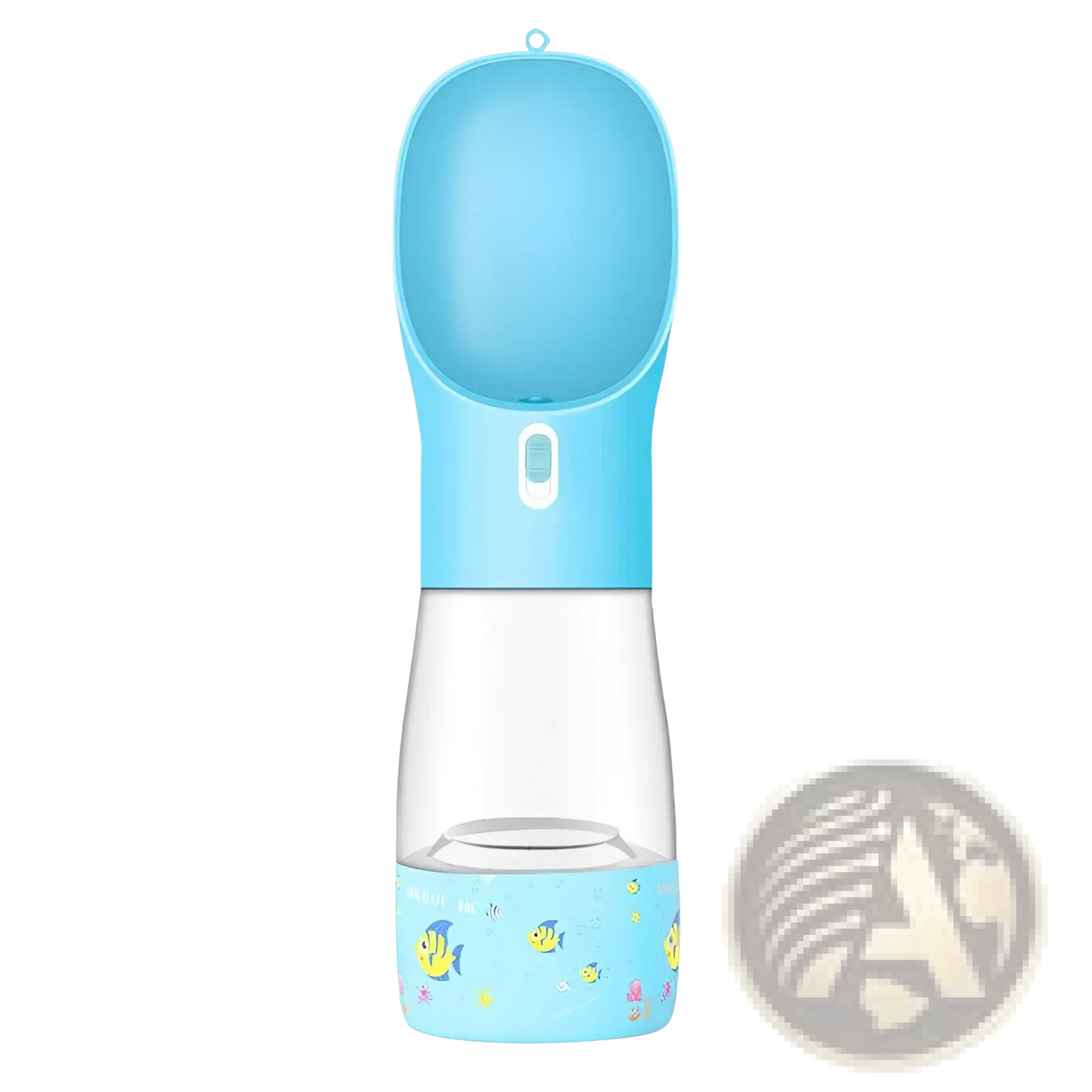 Dog Water Bottle Portable Travel Feeder Bowl 458ml