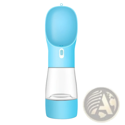 Dog Water Bottle Portable Travel Feeder Bowl 458ml