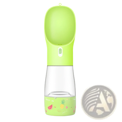 Dog Water Bottle Portable Travel Feeder Bowl 458ml
