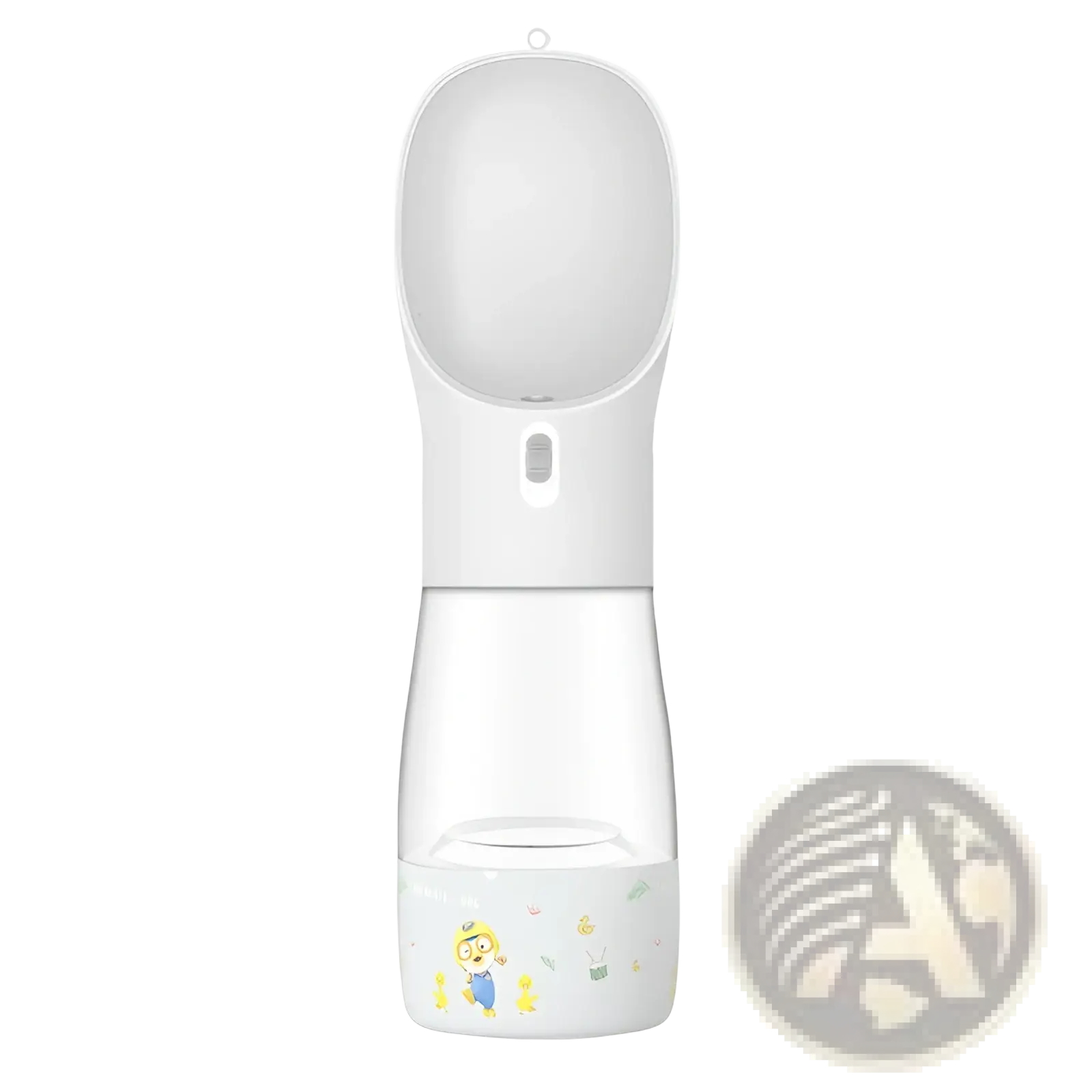 Dog Water Bottle Portable Travel Feeder Bowl 458ml
