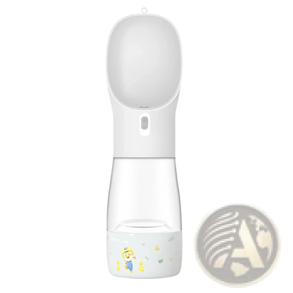 Dog Water Bottle Portable Travel Feeder Bowl 458ml