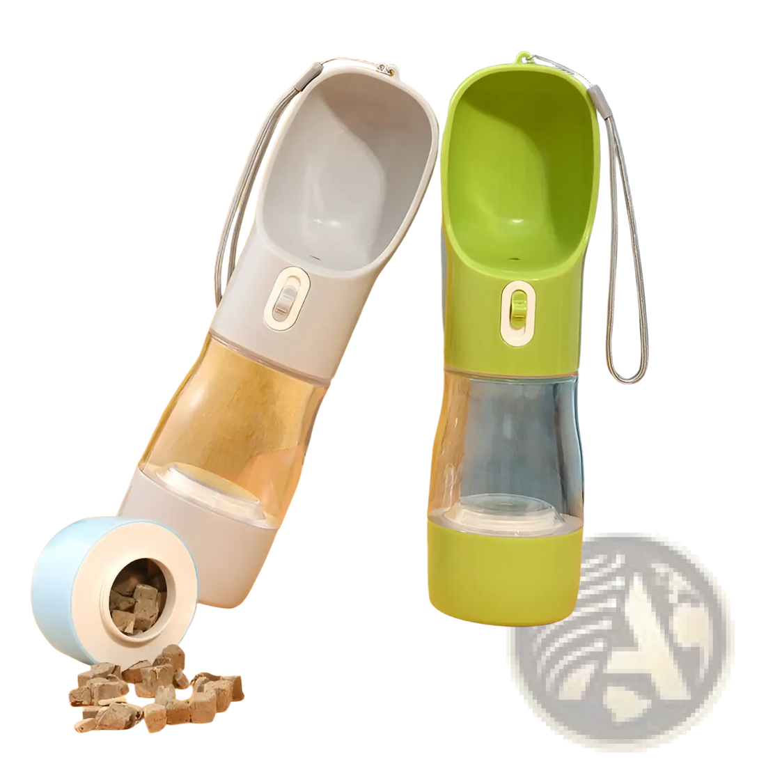 Dog Water Bottle Portable Travel Feeder Bowl 458ml