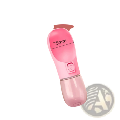 Dog Water Bottle Portable Travel Feeder Bowl 458ml
