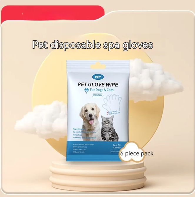 Pet Cleaning Gloves &amp; Wipes – Gentle Grooming &amp; Hygiene Kit for Dogs &amp; Cats