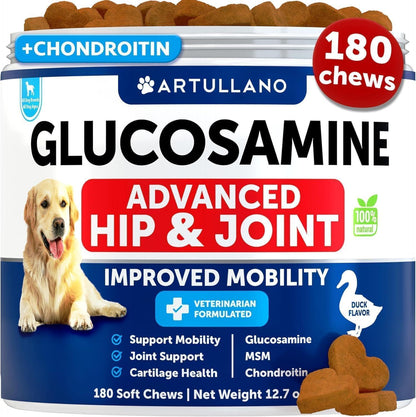 Glucosamine for Dogs Hip &amp; Joint Chews Arthritis Support